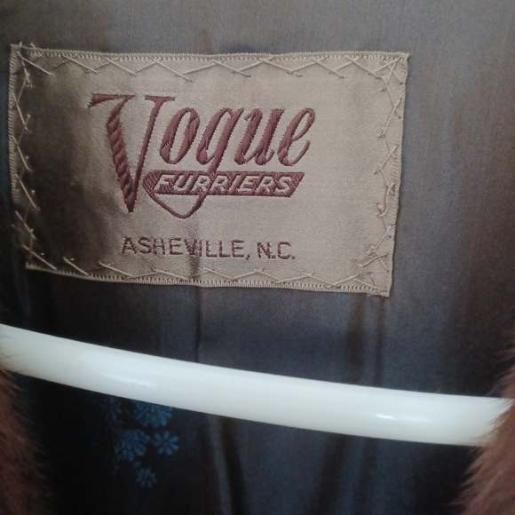 Vogue genuine real mink 💯 jacket coat was in breathable bag 60 vintage mob - Picture 3 of 5